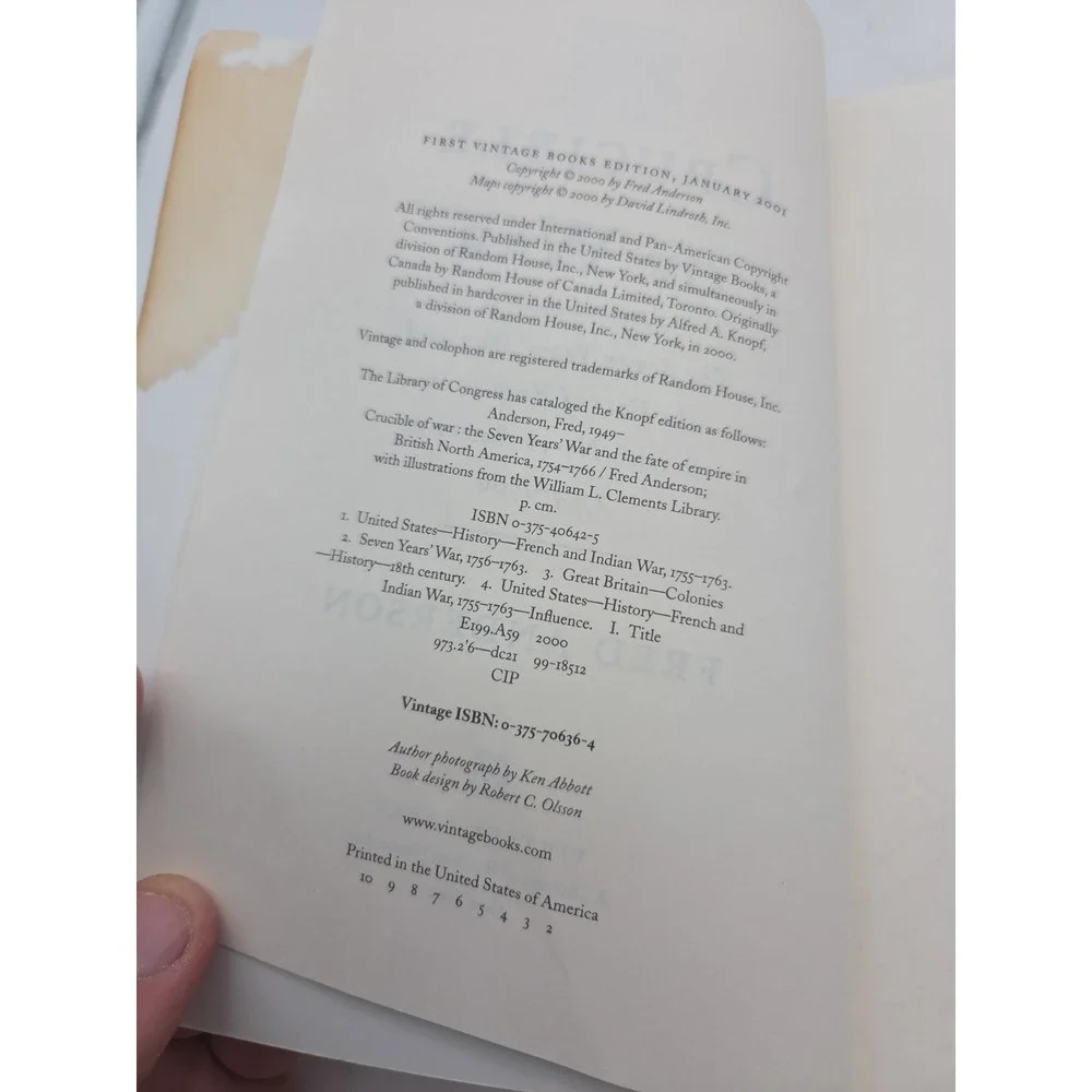 Crucible of War : The Seven Years' War and the Fate of Empire in... ACCEPTABLE